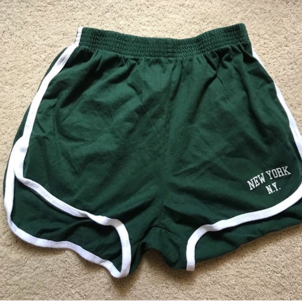 brandy melville rare green lisette shorts